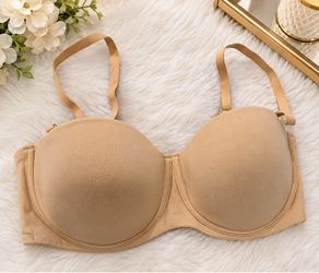 Nude Padded Underwire Bra skims size 36B