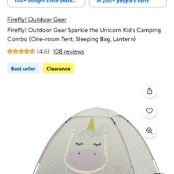 Brand New Kid Unicorn Tent SET