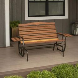 Outdoor Loveseat Glider New 