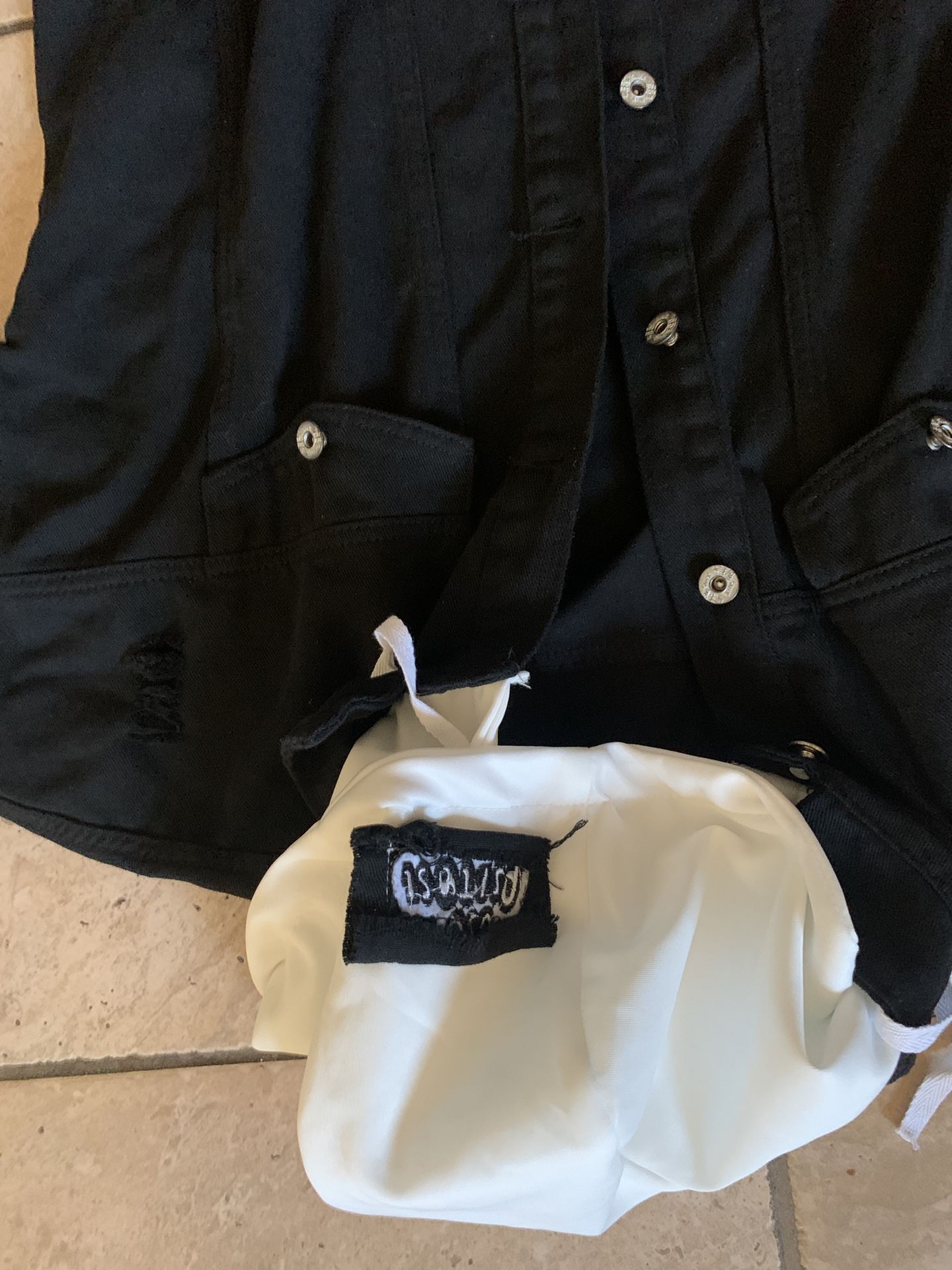 Jeans Jacket With Hoodie 