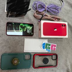 128gb iPhone 11 And Accessories 
