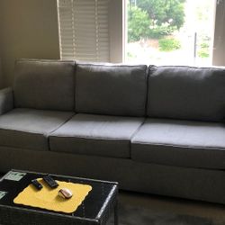 Beautiful Grey 3 Seater Couch And Loveseat Like Brand New 