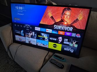 42 inch insignia comes with fire stick and remote