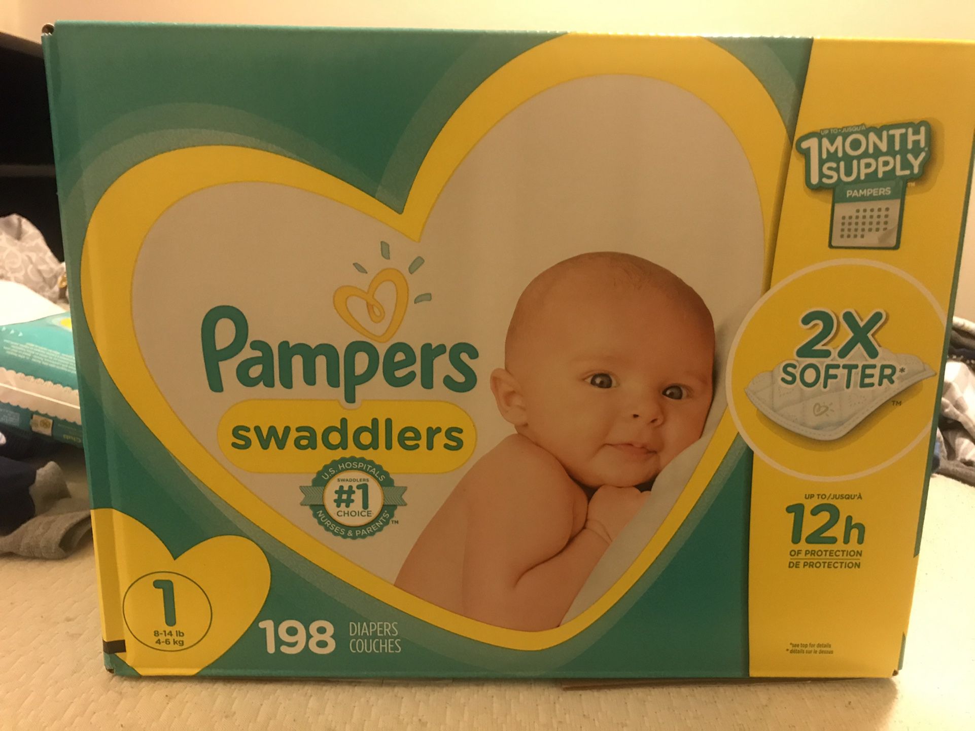 Size 1 Diapers (Pampers)