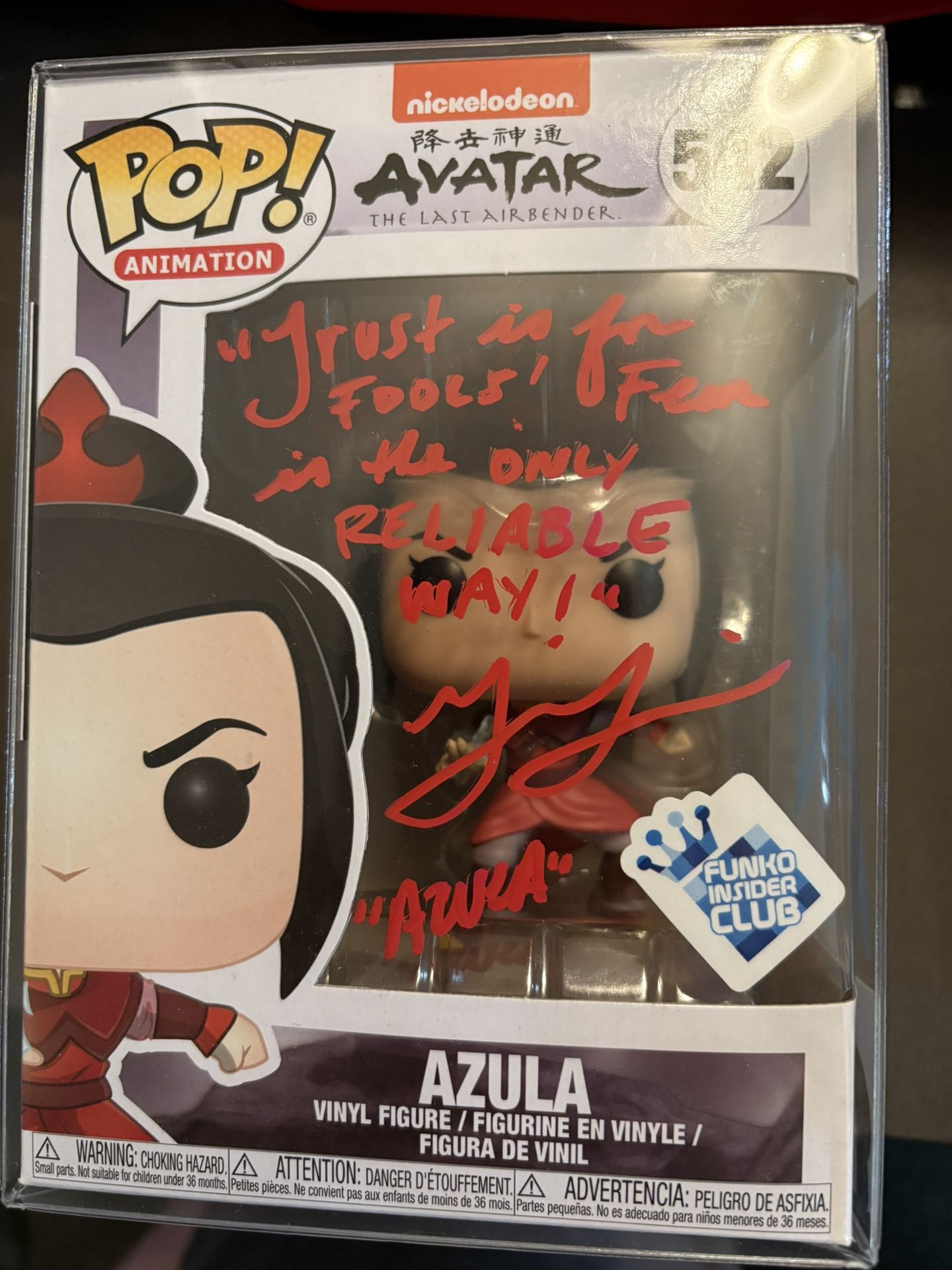 Signed Azula Funko