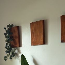 Wooden Wall Plant Pots