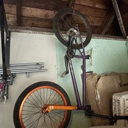 BMX Bike Lowered Seat With Breaks Removed It’s Super Light 