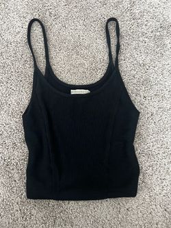 Urban Outfitters Black Crop Tank
