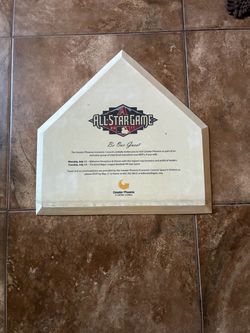 Official size home-plate invitation from the Greater Phoenix Economic Council