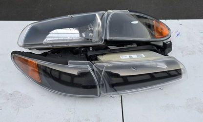 Pontiac Grand Prix 97-03 Headlights Luces Focos Micas Faros Faroles Headlamps