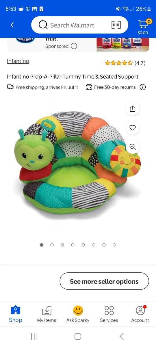 Infantino Propa Piller Baby Seat