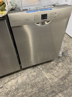 Bosch dishwasher in stainless steel new open box