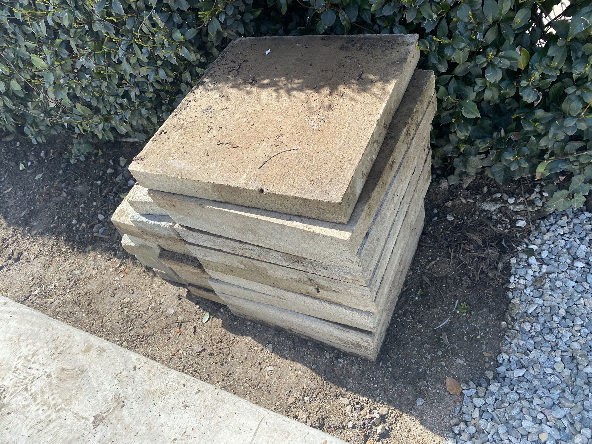 2x2 Concrete Stepping Stones And Pavers