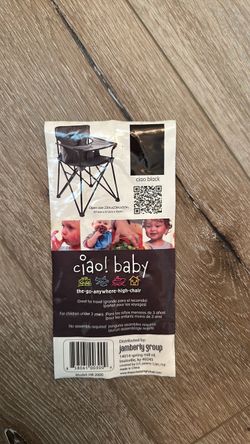 Ciao! Baby Portable Folding High Chair – Black