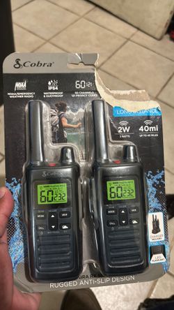 Cobra 40M Rug Walkie (60 channels)