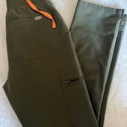 Figs Yola High Waisted Skinny Scrub Pants 