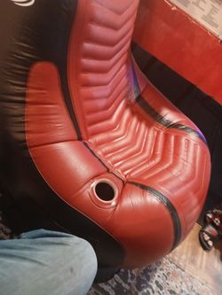 Doctor pepper inflatable lounge chair
