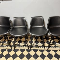 Beige/Fabric 26-in H Counter height Upholstered Swivel Wood Bar Stool 4 -Pack