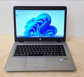 HP EliteBook Laptop w/14" FHD Screen,Intel VPro i7, 256GB SSD, 8GB RAM,HDMI,USB-C, Win 11pro,B&O sound->Durable and Very Fast!