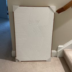 White Textured Painting 