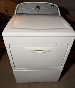 Dryer electric whirlpool white