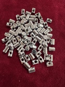 1/4"-20 Thread Cross Dowel Barrel Nuts (86 Pack), 1/2" High Nominal for furniture assembly C10)