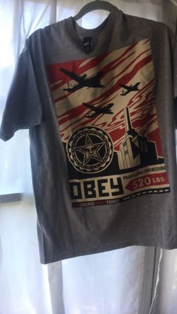 Obey Graphic T Shirt Propaganda Engineering Men’s