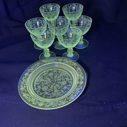 Vintage, Manganese Glass