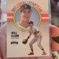 Will Clark San Francisco Giants Baseball Cards 