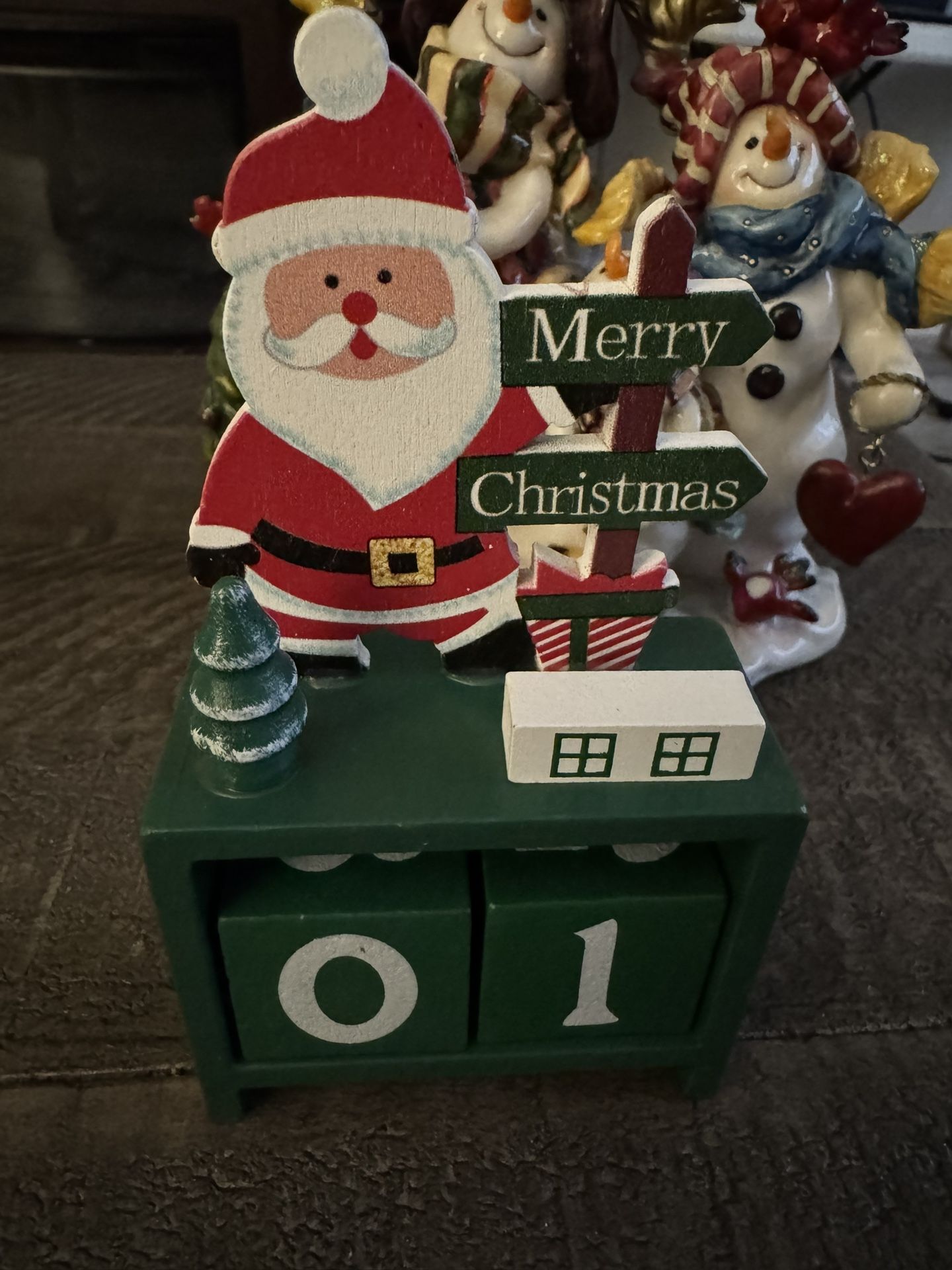 Wooden Christmas Countdown