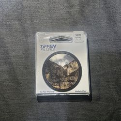 58mm Tiffen Black Pro Mist 1/8 Camera Lens Filter