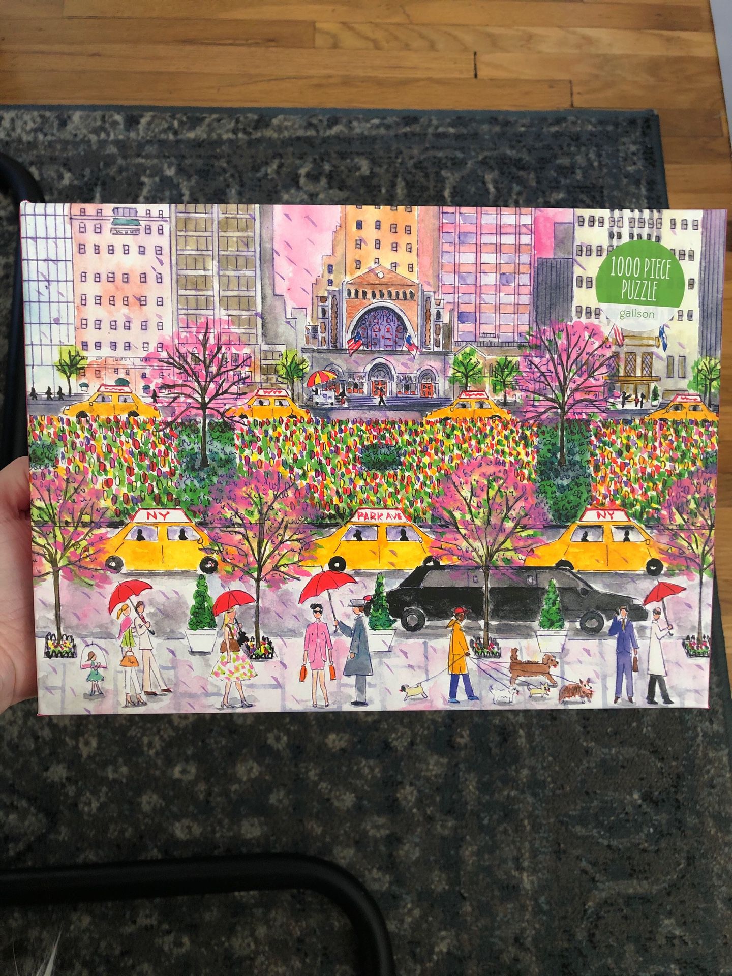 NY watercolor puzzle