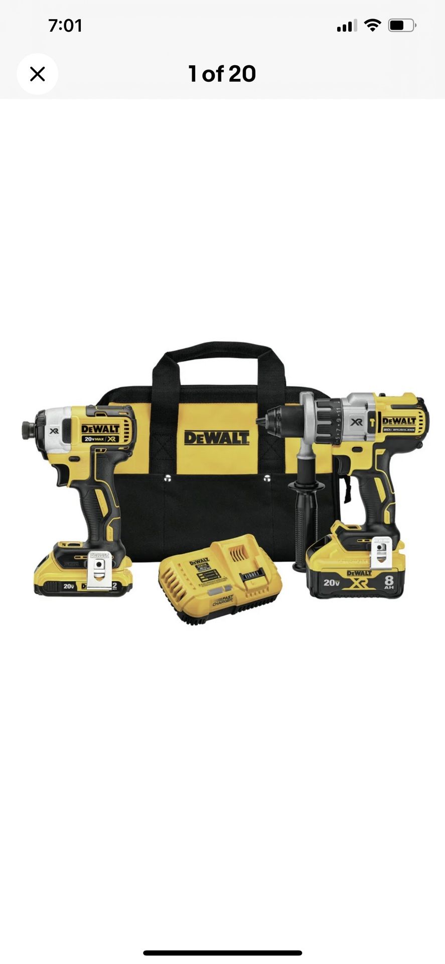 Dewalt Dck299d1w1