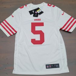 NFL Game Jersey Nike San Francisco 49ers Red or White Trey Lance.  Brand New with Tags M L XL