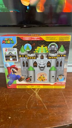 Super Mario deluxe bowser’s castle Playset play set