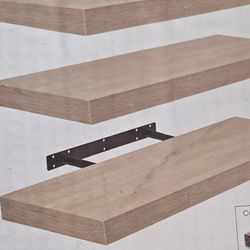 Floating shelves 24"x9