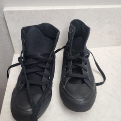 Black Converse Hi Top Size 4 In Men 6 In Woman