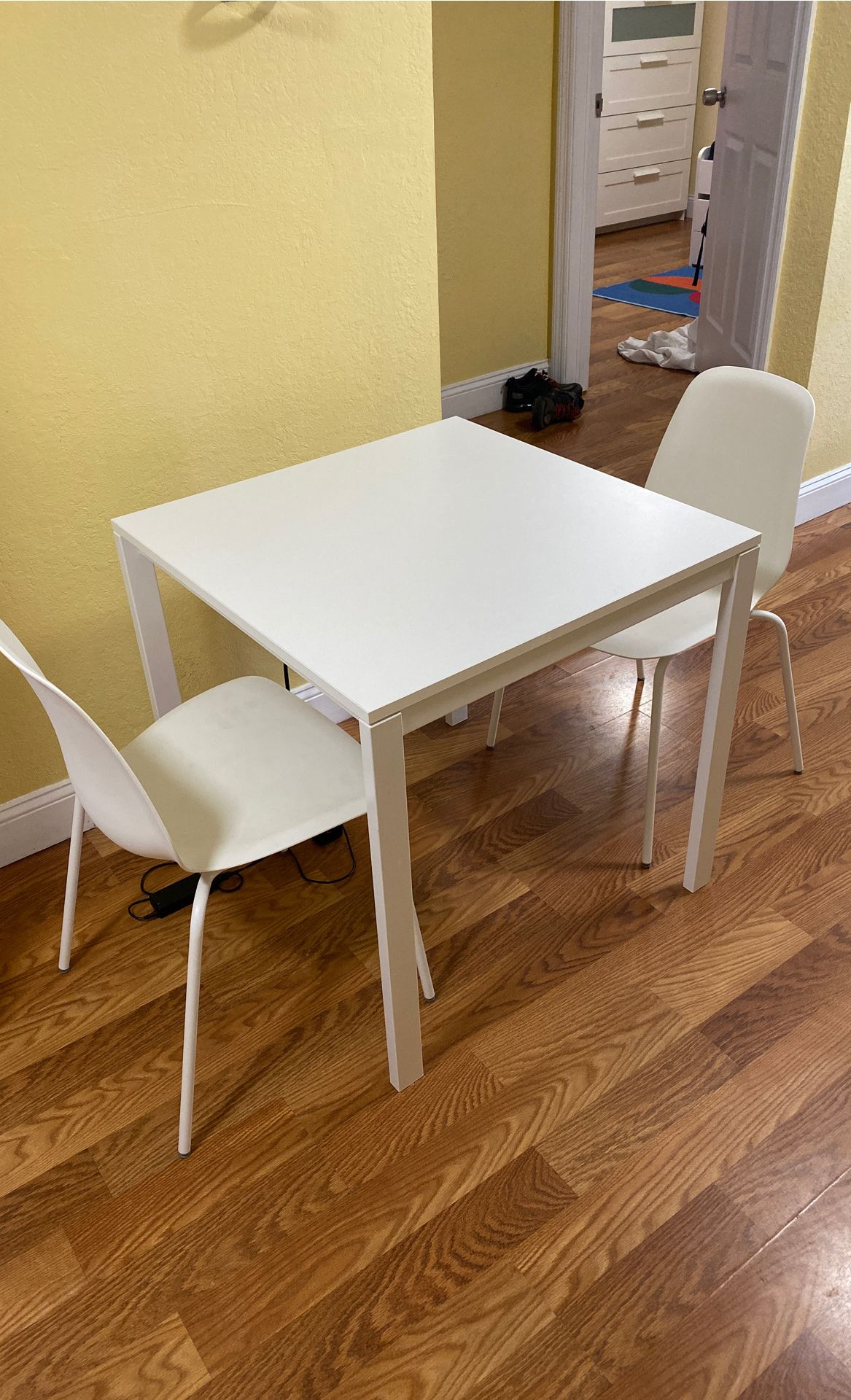 Dining table and chairs $100