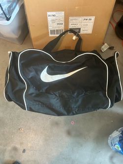 Nike Duffel Bag Black and White