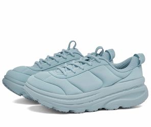 Hoka One One Marni U Bondi B3LS sneakers in Blue tourmaline colorway.