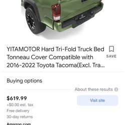 Brand New Tonneau Cover For 19 Toyota Tacoma 5ft