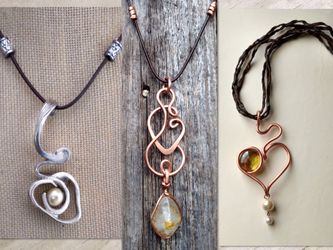 Handcrafted Heart-themed Pendants