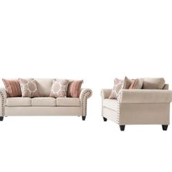 Brand New 8035 Sofa And Loveseat Available Today 