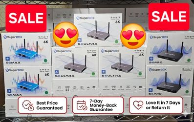 SUPERBOX Superbox SUPERBOX Superbox S6 Pro Max Ultra SUPERBOX Superbox S7 Pro Max Ultra Vseebox Vsee Vsee Box V6 Max V6 Plus  💥💥 Brand New