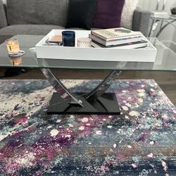 Black Marble Base Coffee Table