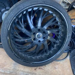 Artis 26 Inch Rims Full Set Good Tires