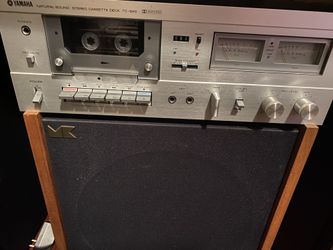 Yamaha stero recover turntable cassette deck my sub and speakers
