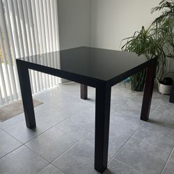 Beautiful Glass Top Table for restoration!