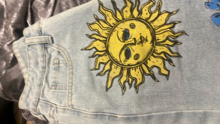 Jeans painted