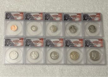 2025 S 10 Coin Proof Set  PR70 1st Strike